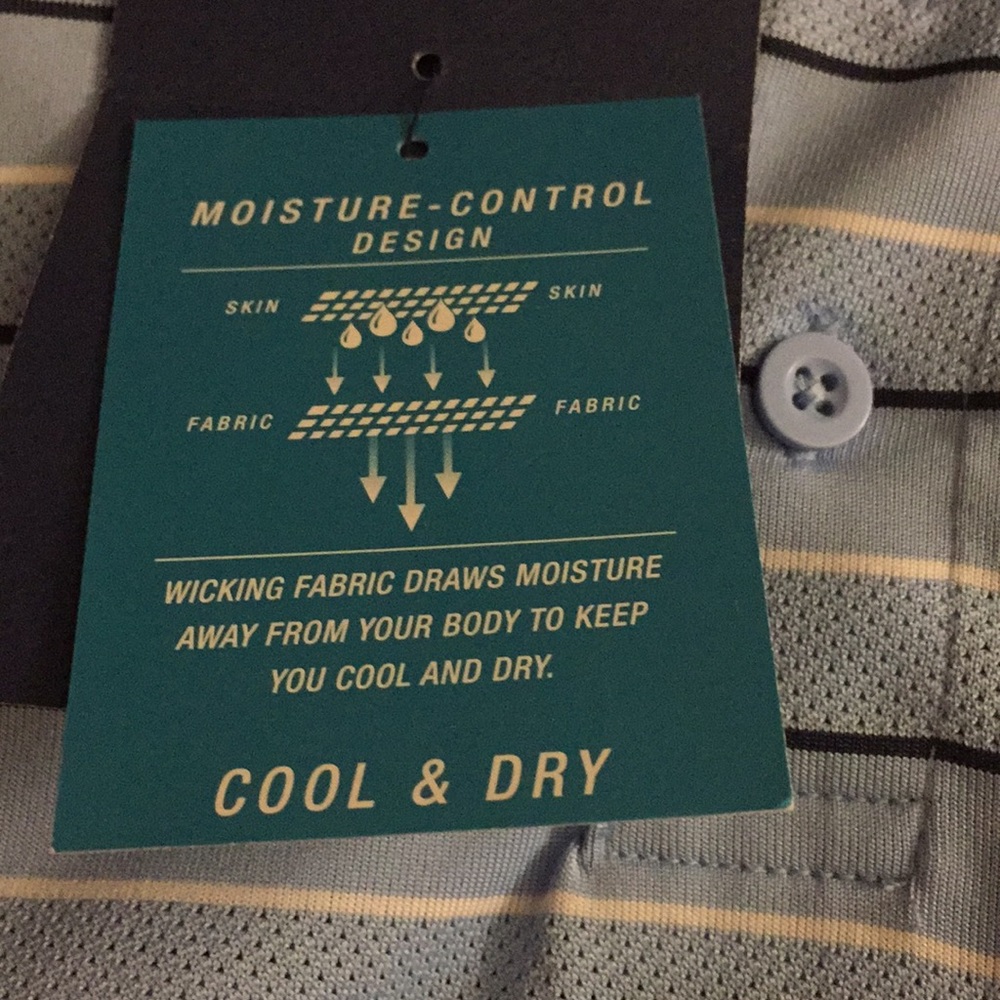 Size S men’s cool & dry polo by Croft & Barrow NWT - Picture 4 of 5